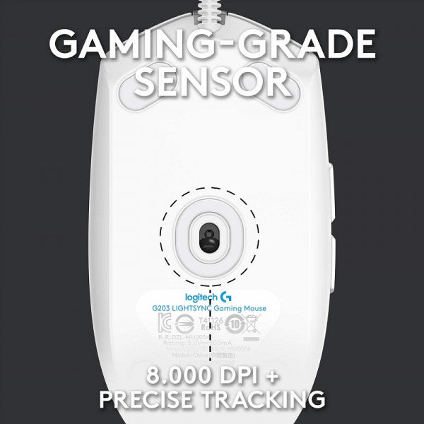 Logitech G102 LightSync RGB (Blanc) Logitech G102 LightSync RGB (Blanc)